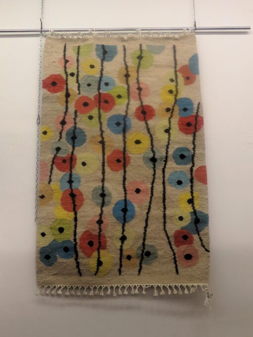Abstract Flowers Rug