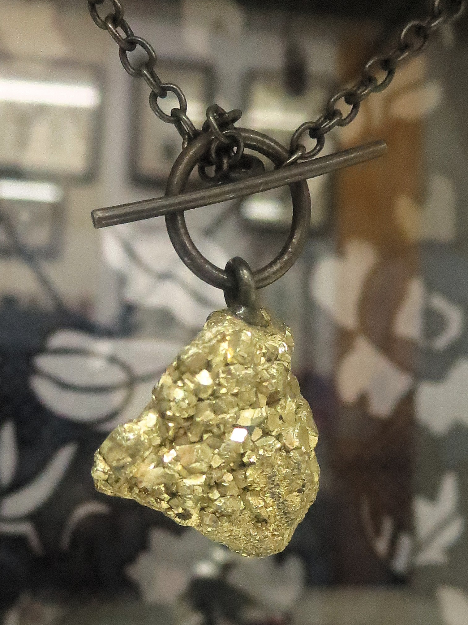Pyrite Nugget Pendant