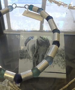 Aluminium & Glass Necklace