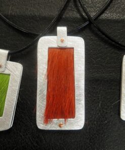 Springbok Fur Frame Necklace