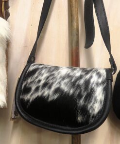Cowhide Messenger (Black)