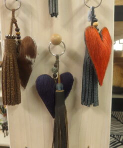 Heart Tassel Keychains