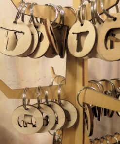 Cut-out Keyrings
