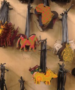 Patterned Wildlife Keyrings