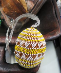Beaded Egg Ornament