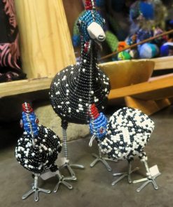 Beaded Guinea Fowl Friends