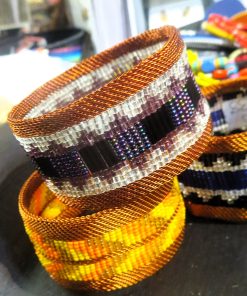 Beaded Geometric Cuff