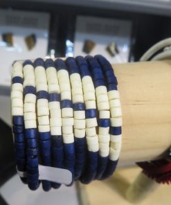 Blue & White Multi-Strand Bracelet