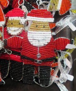 Beaded Santa Claus Ornament